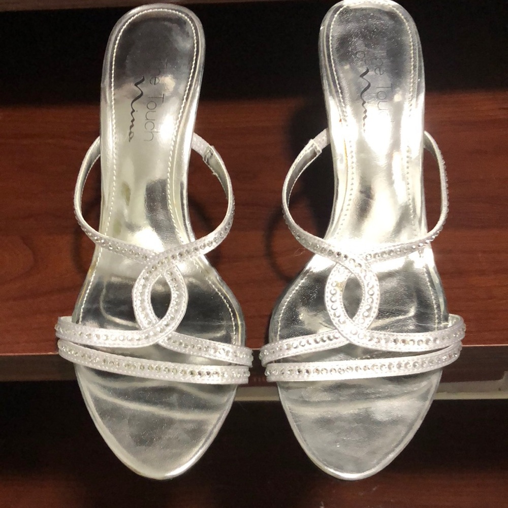 Silver heels